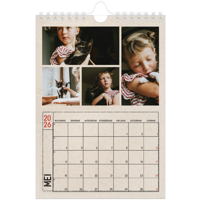 Fotokalender A5 — Craft stempel effect [omslag]