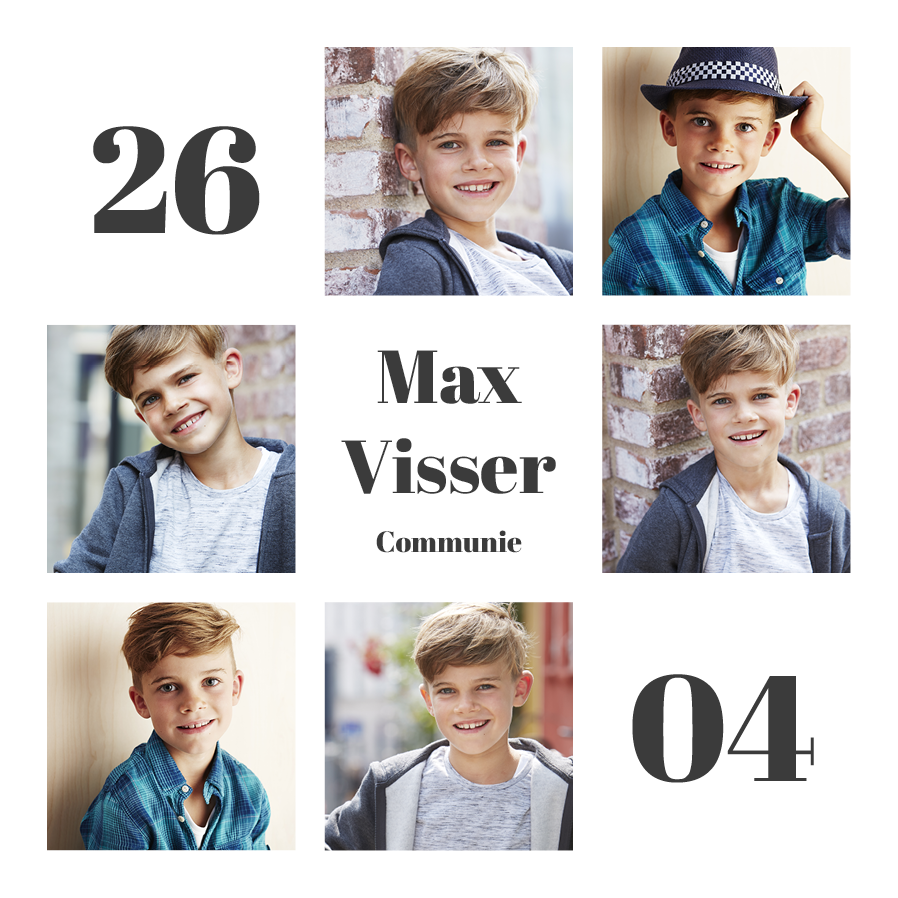 Uitnodigingen — Diagonale datum