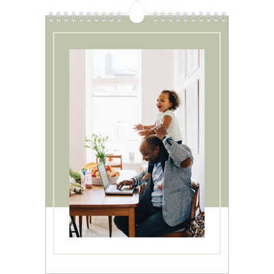 Verjaardagskalenders A4 — Aardse frames [omslag]