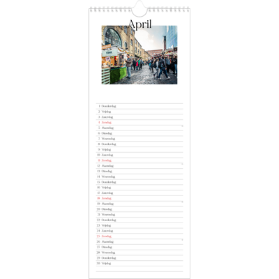 Smalle kalender  — Mijn reisverhaal - Londen [April]