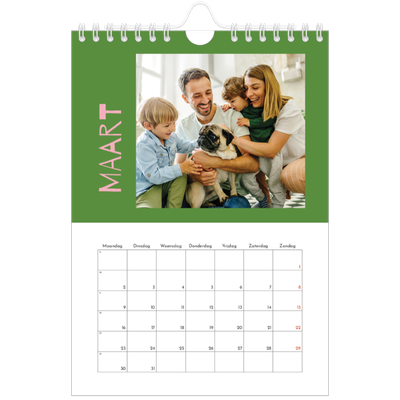 Fotokalender A5 — Vrolijk & Kleurrijk [Maart]