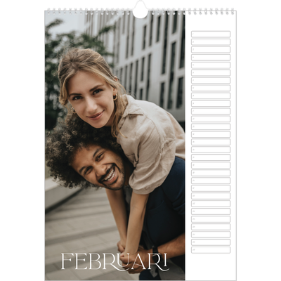 Verjaardagskalenders A3 — Groots [Februari]