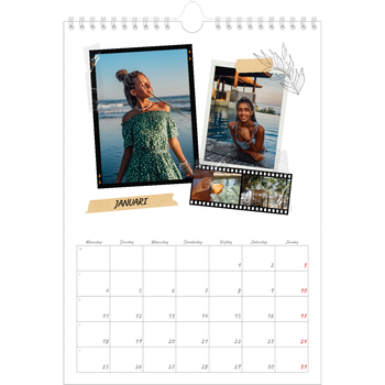 Fotokalender A4 — Plakboek flair