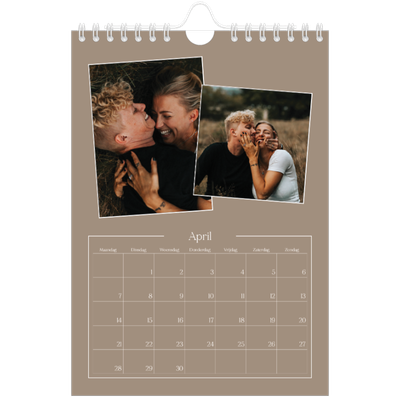 Fotokalender A5 — Gemaakte herinneringen [April]