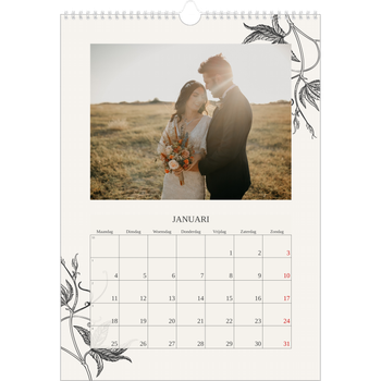 Fotokalender A3 — Inkt & klimop