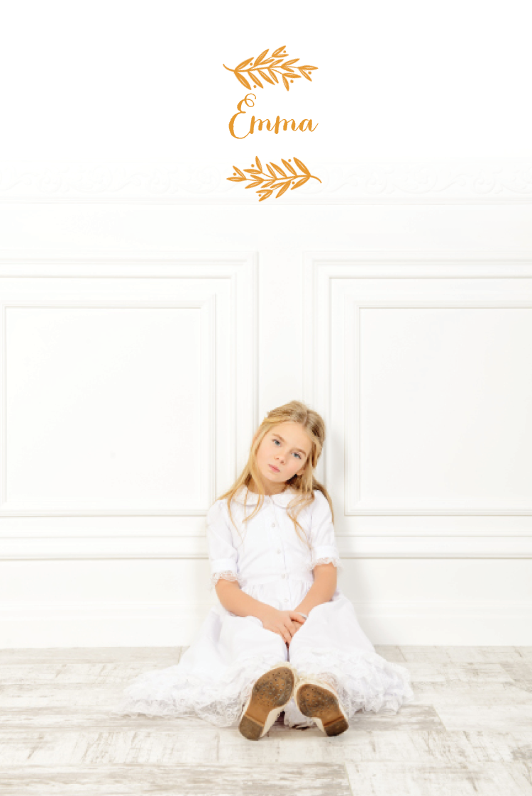 Bedankkaarten — Goudkleurige takjes