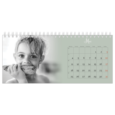 Bureaukalenders — Zachtgroen kleurverloop [omslag]