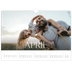 Fotokalender A3 — Twaalf grote maanden [April]