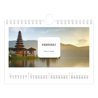 Fotokalender A5 — Het hele verhaal [Februari]