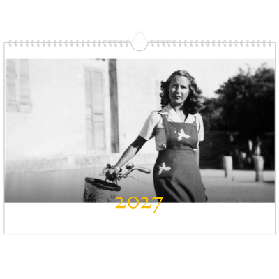 Fotokalender A3 — Historische stijl [omslag]