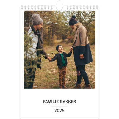 A4 Familieplanners — Simplistisch - gezinsplanner 4 personen [omslag]