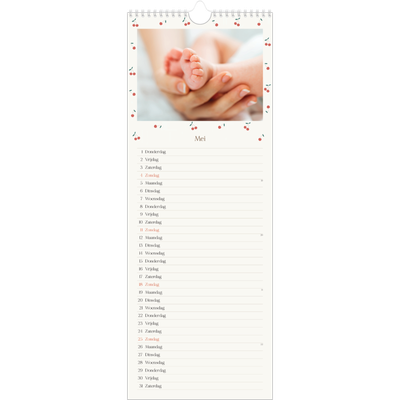 Smalle kalender  — Gelukzalig kers [omslag]