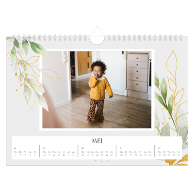 Fotokalender A4 — Bloemen splash [omslag]