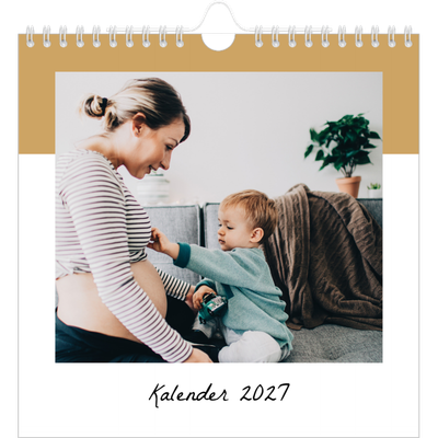 Jaarkalenders vierkant — Kalender Lijst [omslag]