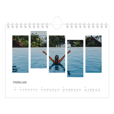 Fotokalender A5 — Reismozaïeken [Februari]