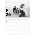 Fotokalender A4 Dubbel (30 x 40 cm) — Letter stijl [Februari]