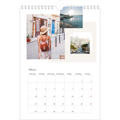 Fotokalender A4 (20 x 30 cm) — Gedempte tonen [Februari]