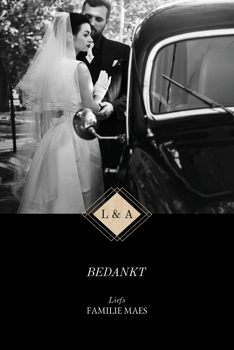 Bedankkaarten — Aquablauw