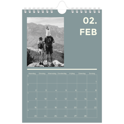 Fotokalender A5 — Modern en gedurft [Februari]