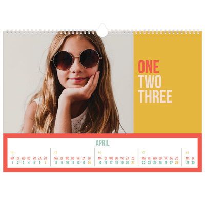 Fotokalender A3 — Oogverblindend mooi [April]