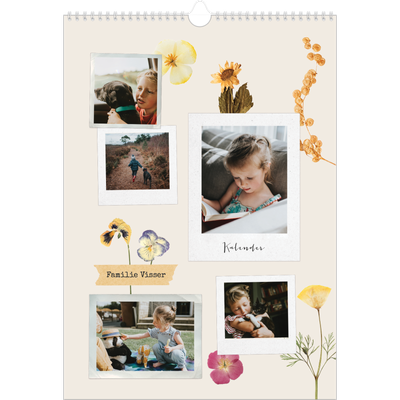 A3 Jaarkalenders — Vintage scrapbook [omslag]