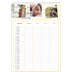 A3 Familieplanners — Modern - gezinsplanner 4 personen [Januari]