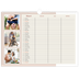 A3 Familieplanners — Aardse tonen - gezinsplanner 3 personen [Maart]
