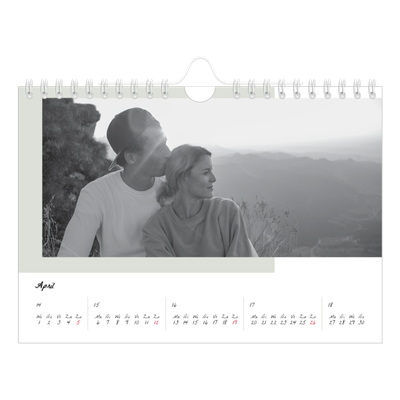 Fotokalender A5 — Kleur frames [April]