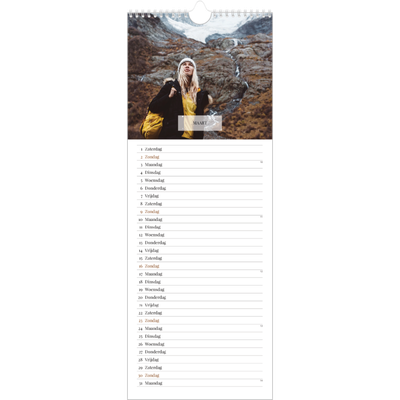 Smalle kalender  — Klassieke kalender [Maart]