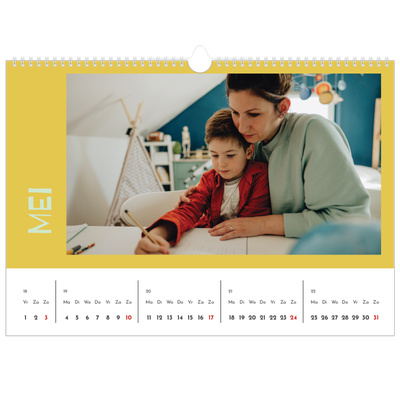 Fotokalender A3 — Vrolijk & Kleurrijk [omslag]