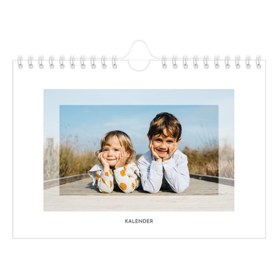 Fotokalender A5 — Transparante kaders [omslag]