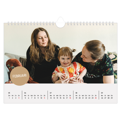 Fotokalender A4 — Fotosticker [Februari]