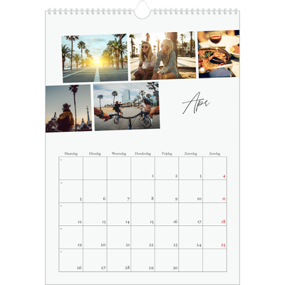 A3 Jaarkalenders — City trip [April]