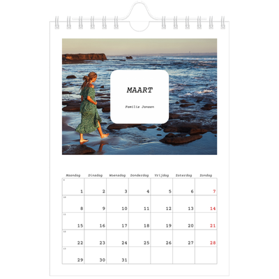 Fotokalender A5 — Het hele verhaal [Maart]