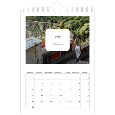 Fotokalender A5 — Het hele verhaal [Mei]
