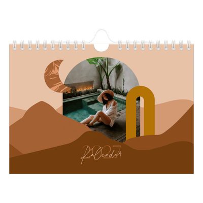 Fotokalender A5 — Neutrale bergen [omslag]
