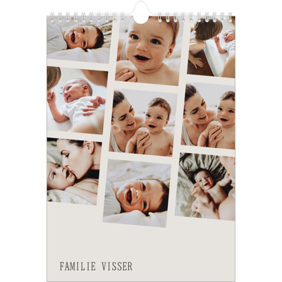 Fotokalender A4 (20 x 30 cm) — Herinneringen in beweging [omslag]