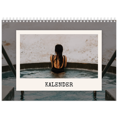 Fotokalender A4 Dubbel (30 x 40 cm) — De portretselectie [omslag]