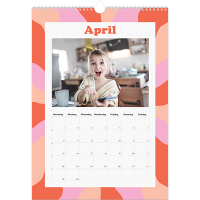A3 Jaarkalenders — Speelse patronen [April]