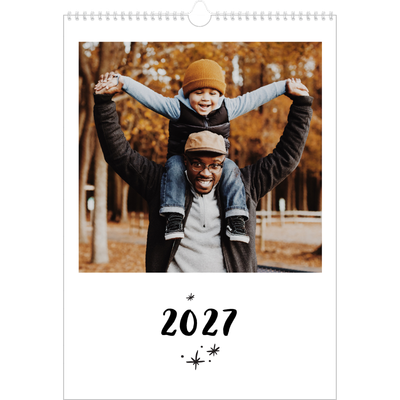 A3 Jaarkalenders — Handgeschreven letters [omslag]