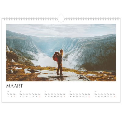 Fotokalender A3 — Surfing sunsets [Maart]
