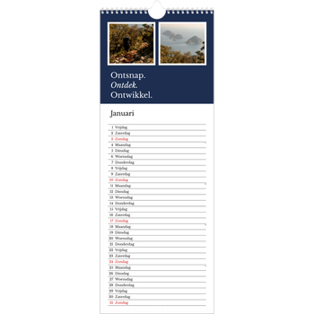 Smalle kalender (15 x 40 cm) — Redactionele Aarde