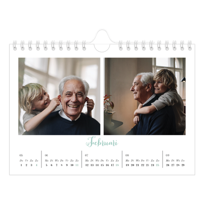 Fotokalender A5 — Hallo wereld [Februari]