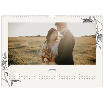 Fotokalender A3 — Inkt & klimop
