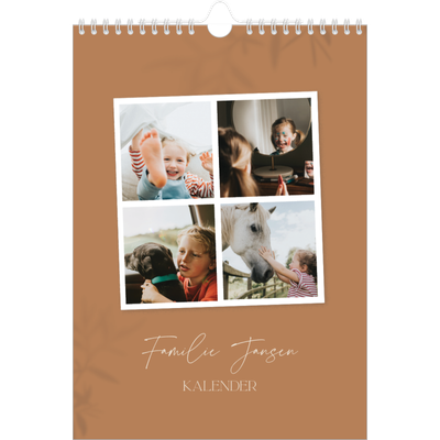 Fotokalender A4 (20 x 30 cm) — Warme aardetinten [omslag]