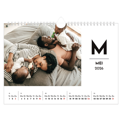 Fotokalender A4 — Schijnwerper effect [omslag]