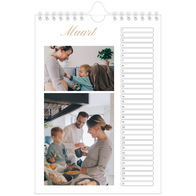 Fotokalender A5 — Fotolijn [Maart]