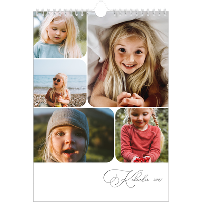 Fotokalender A4 (20 x 30 cm) — Momentopnamen en schrift [omslag]