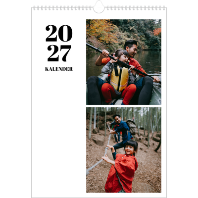 A3 Jaarkalenders — Serif en momenten [omslag]