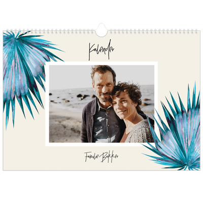 Fotokalender A3 — Geverfde bloemen [omslag]